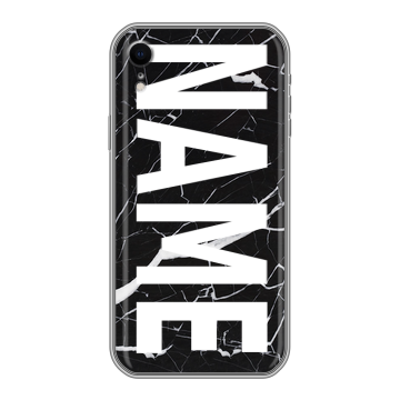 Силиконовый чехол на Iphone Xr с принтом NAME