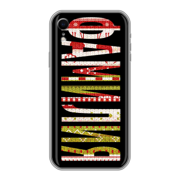 Силиконовый чехол на Iphone Xr с принтом ФАМИЛИЯ
