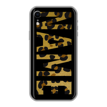 Силиконовый чехол на Iphone Xr с принтом NAME