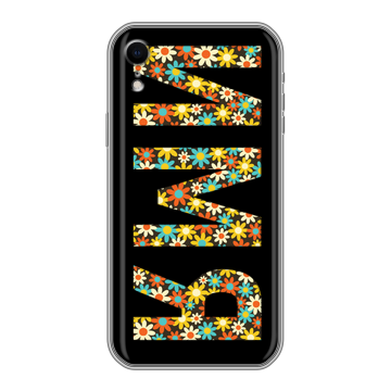 Силиконовый чехол на Iphone Xr с принтом ИМЯ