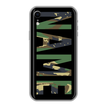 Силиконовый чехол на Iphone Xr с принтом NAME
