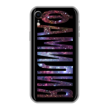 Силиконовый чехол на Iphone Xr с принтом ФАМИЛИЯ