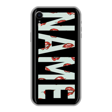 Силиконовый чехол на Iphone Xr с принтом NAME