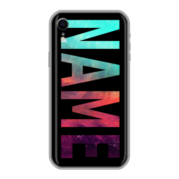 Силиконовый чехол на Iphone Xr с принтом NAME