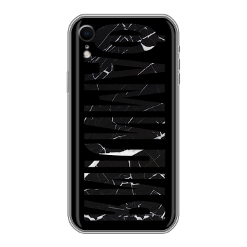 Силиконовый чехол на Iphone Xr с принтом ФАМИЛИЯ