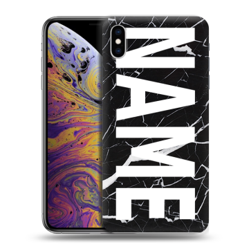 Силиконовый чехол на Iphone Xs Max с принтом NAME