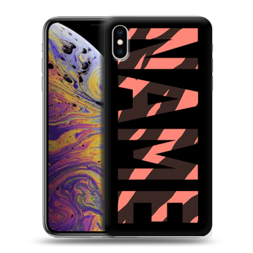 Силиконовый чехол на Iphone Xs Max с принтом NAME