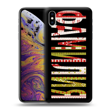 Силиконовый чехол на Iphone Xs Max с принтом ФАМИЛИЯ