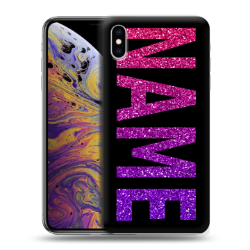 Силиконовый чехол на Iphone Xs Max с принтом NAME