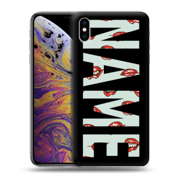 Силиконовый чехол на Iphone Xs Max с принтом NAME