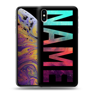 Силиконовый чехол на Iphone Xs Max с принтом NAME