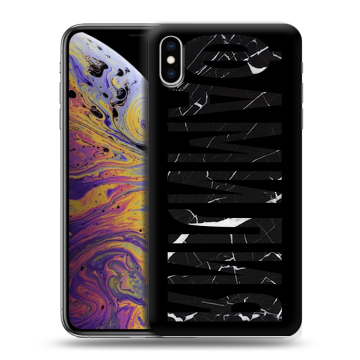 Силиконовый чехол на Iphone Xs Max с принтом ФАМИЛИЯ