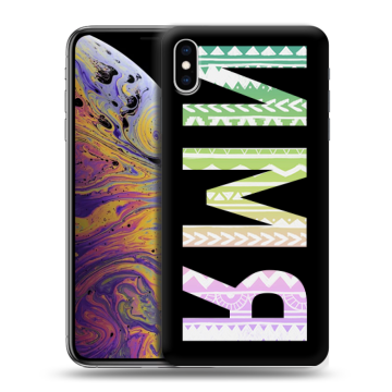 Силиконовый чехол на Iphone Xs Max с принтом ИМЯ