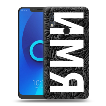 Силиконовый чехол на Alcatel 5V с принтом ИМЯ