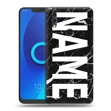 Силиконовый чехол на Alcatel 5V с принтом NAME
