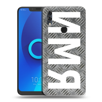 Силиконовый чехол на Alcatel 5V с принтом ИМЯ