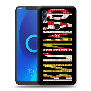 Силиконовый чехол на Alcatel 5V с принтом ФАМИЛИЯ