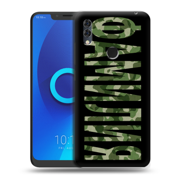 Силиконовый чехол на Alcatel 5V с принтом ФАМИЛИЯ