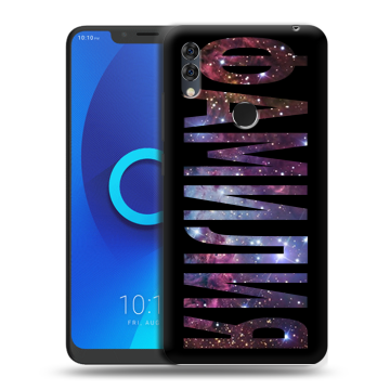 Силиконовый чехол на Alcatel 5V с принтом ФАМИЛИЯ