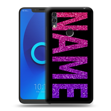 Силиконовый чехол на Alcatel 5V с принтом NAME