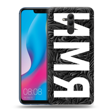 Силиконовый противоударный чехол на Huawei Mate 20 Lite с принтом ИМЯ