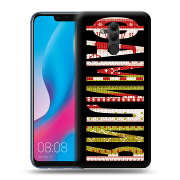 Силиконовый противоударный чехол на Huawei Mate 20 Lite с принтом ФАМИЛИЯ