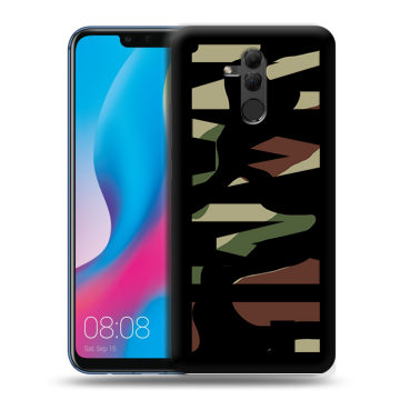 Силиконовый противоударный чехол на Huawei Mate 20 Lite с принтом NAME