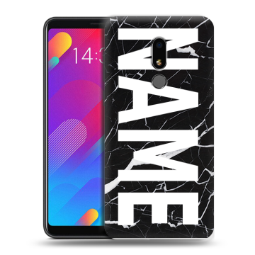 Пластиковый чехол на Meizu M8 Lite с принтом NAME