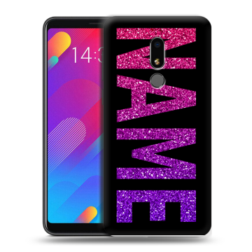 Пластиковый чехол на Meizu M8 Lite с принтом NAME