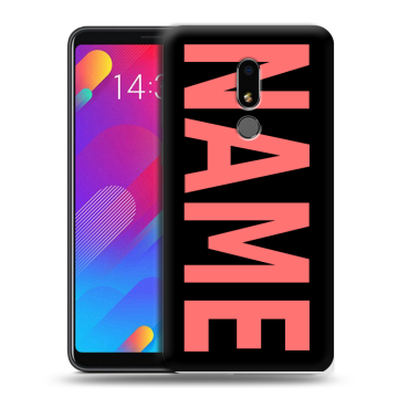 Пластиковый чехол на Meizu M8 Lite с принтом NAME