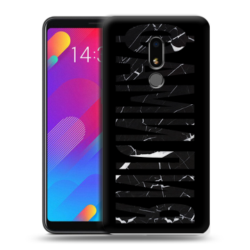 Пластиковый чехол на Meizu M8 Lite с принтом ФАМИЛИЯ