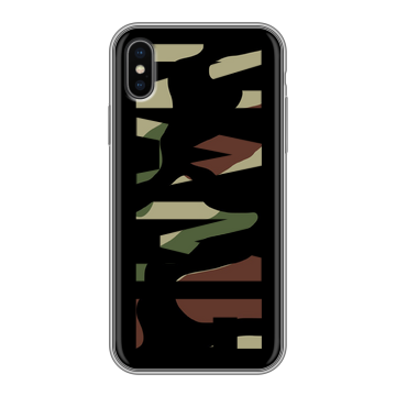 Силиконовый чехол на Iphone X/XS с принтом NAME