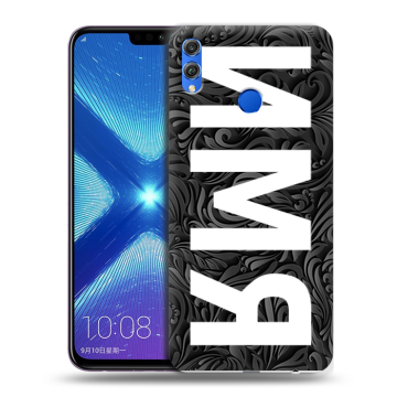 Силиконовый чехол на Huawei Honor 8X с принтом ИМЯ