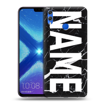 Силиконовый чехол на Huawei Honor 8X с принтом NAME