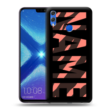 Силиконовый чехол на Huawei Honor 8X с принтом NAME