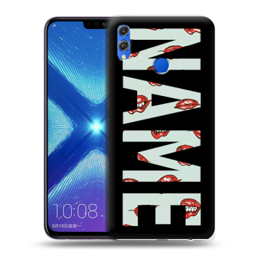 Силиконовый чехол на Huawei Honor 8X с принтом NAME