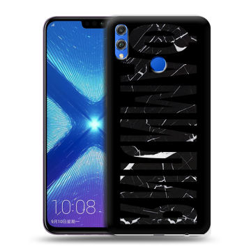 Силиконовый чехол на Huawei Honor 8X с принтом ФАМИЛИЯ