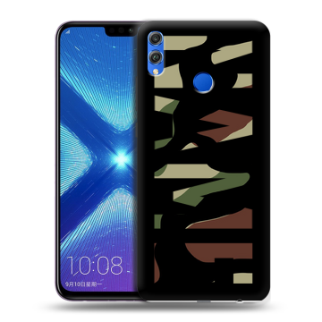 Силиконовый чехол на Huawei Honor 8X с принтом NAME
