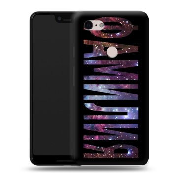 Силиконовый чехол на Google Pixel 3 XL с принтом ФАМИЛИЯ