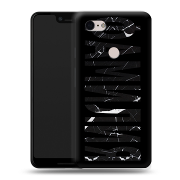 Силиконовый чехол на Google Pixel 3 XL с принтом ФАМИЛИЯ