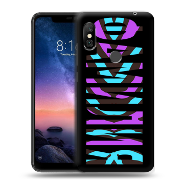 Силиконовый чехол на Xiaomi RedMi Note 6 Pro с принтом ФАМИЛИЯ