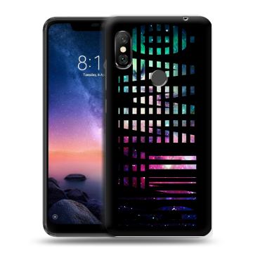 Силиконовый чехол на Xiaomi RedMi Note 6 Pro с принтом ФАМИЛИЯ