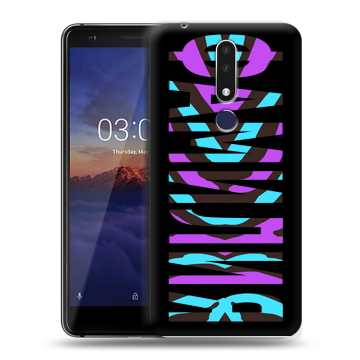 Силиконовый чехол на Nokia 3.1 Plus с принтом ФАМИЛИЯ