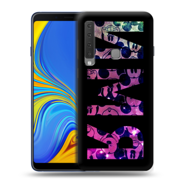 Пластиковый чехол на Samsung Galaxy A9 (2018) с принтом ИМЯ