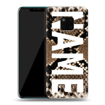 Пластиковый чехол на Huawei Mate 20 Pro с принтом NAME