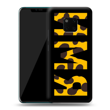 Пластиковый чехол на Huawei Mate 20 Pro с принтом ИМЯ
