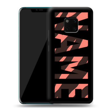 Пластиковый чехол на Huawei Mate 20 Pro с принтом NAME