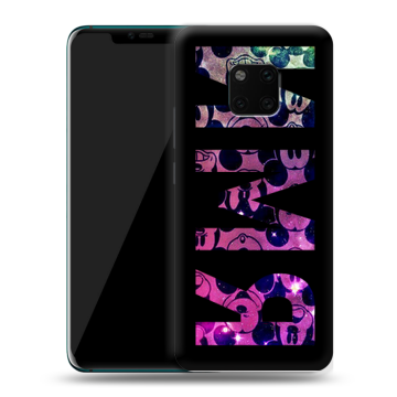 Пластиковый чехол на Huawei Mate 20 Pro с принтом ИМЯ