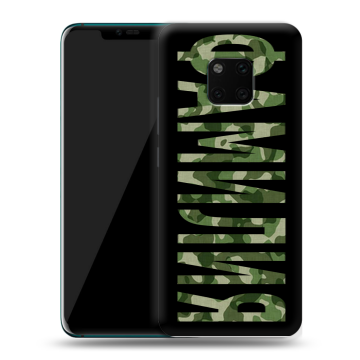 Пластиковый чехол на Huawei Mate 20 Pro с принтом ФАМИЛИЯ