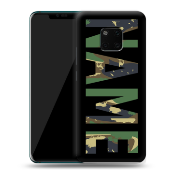 Пластиковый чехол на Huawei Mate 20 Pro с принтом NAME